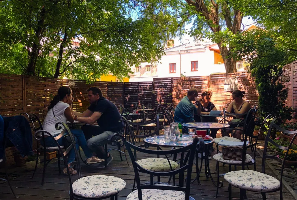 Café La Fée summer garden Olomouc