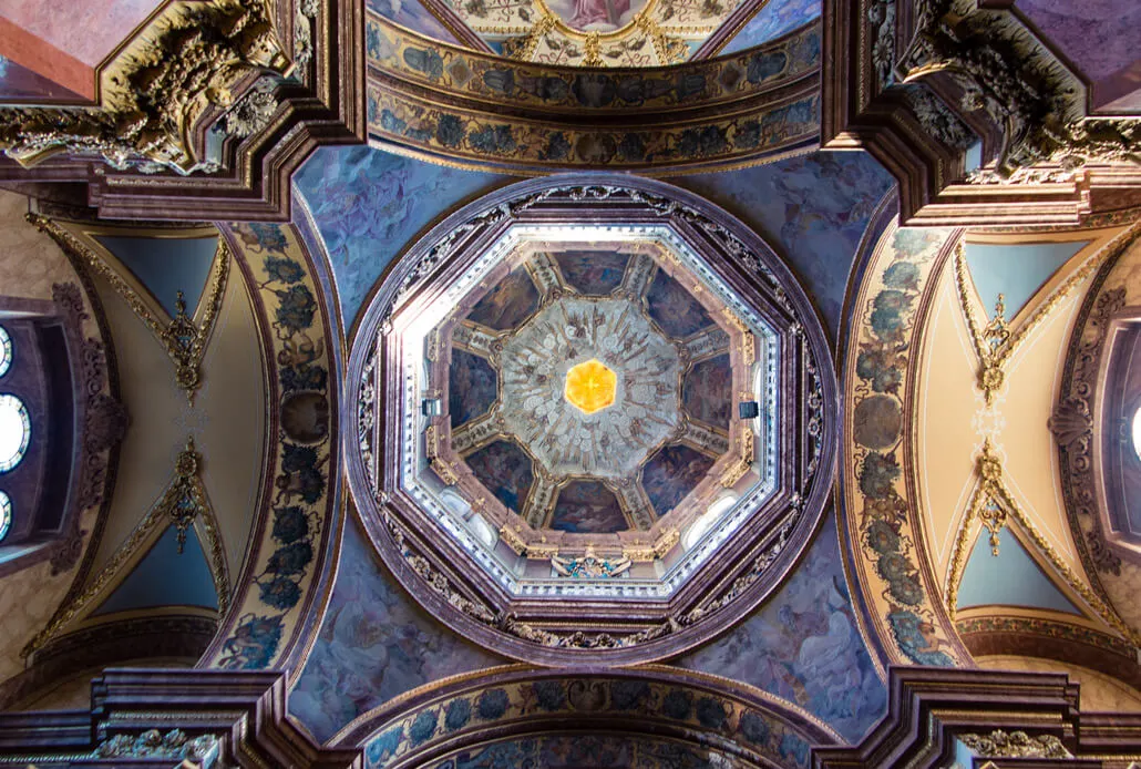 Inside the St. Michael's Church Olomouc