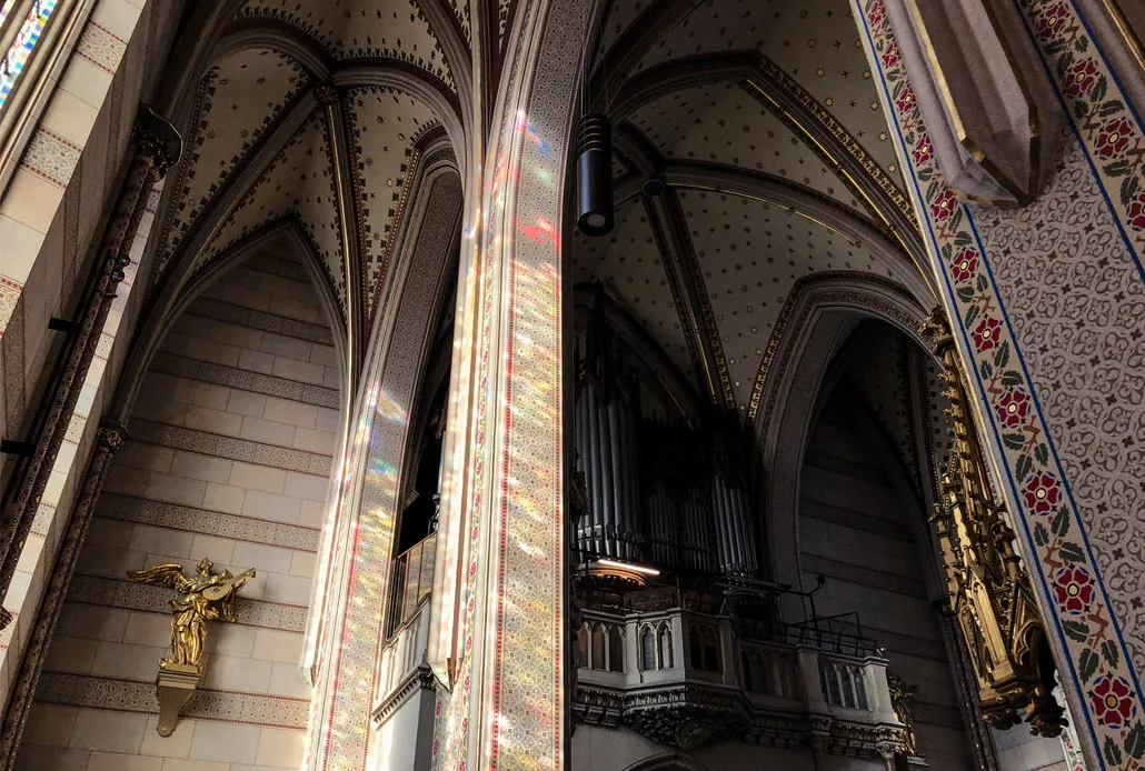 Inside Olomouc Cathedral