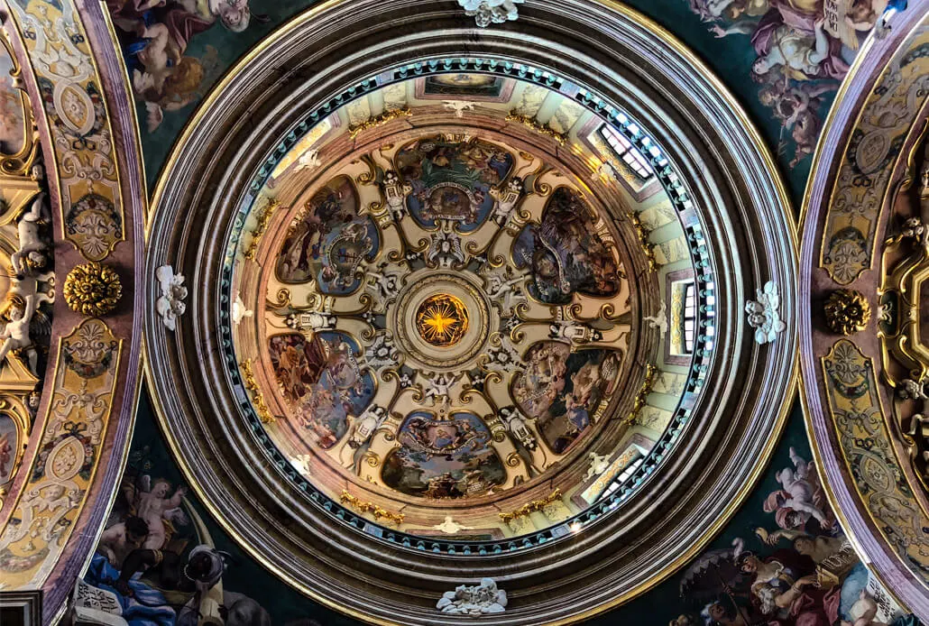 Inside the Baroque Basilica on the Holly Hill