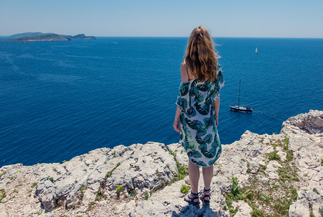 Views from the top of Mana Island, Kornati NP Croatia