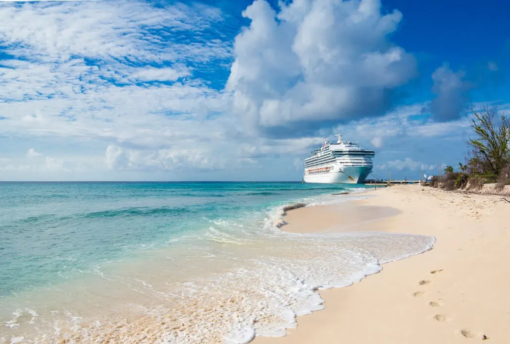 A cruise ship near Grand Turk