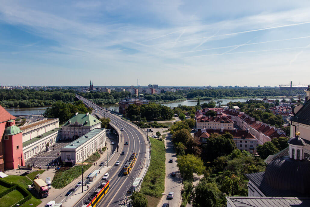 Greenery in Warsaw Poland