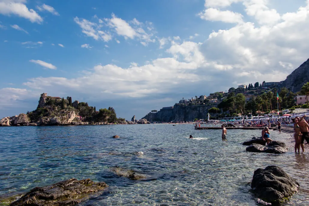 Isola Bella Beach Taormina Sicily