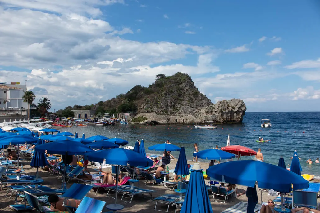 Mazzaro Beach Taormina Italy