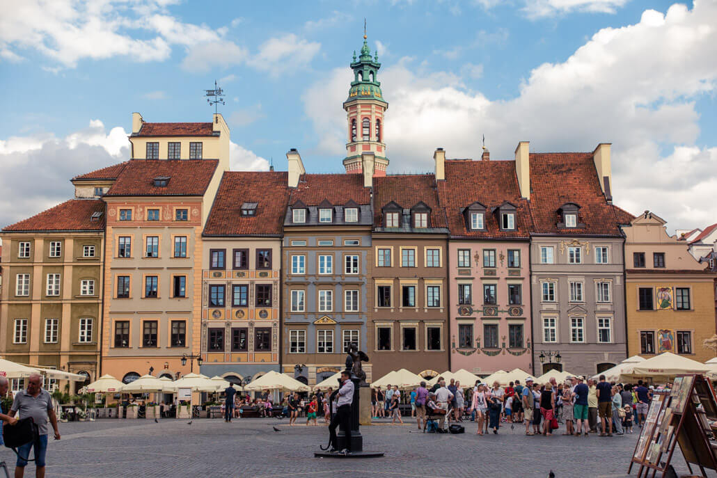 Old Town Square Warsaw Poland