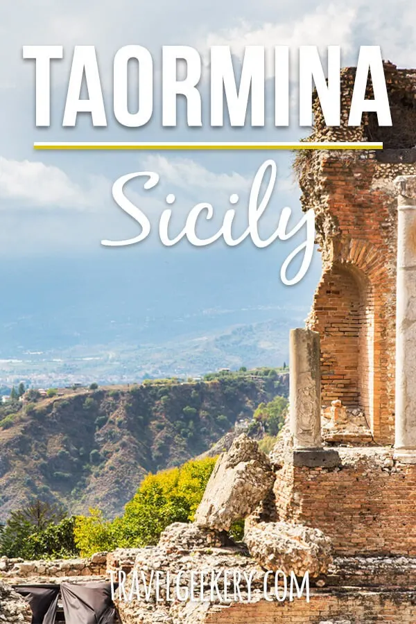 Taormina Sicily Italy: Top Things to Do in Taormina, one of the best places to visit in Sicily. All can be managed in one day! See our itinerary, in which we covered the Ancient Greek Theatre, the main boulevard Corso Umberto, the famous Bam Bar with its granitas and the beaches of Taormina! #taormina #sicily #italy #beach #sightseeing