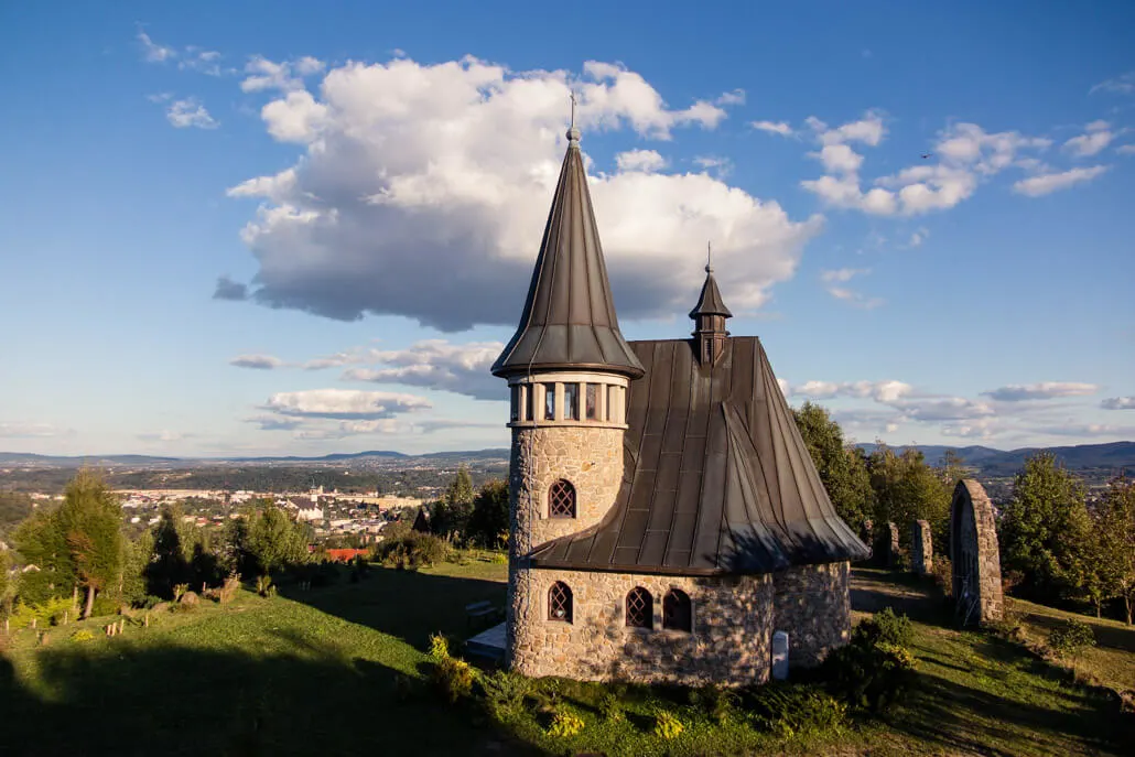 Beautiful chapel on top of Gorlicka Golgota
