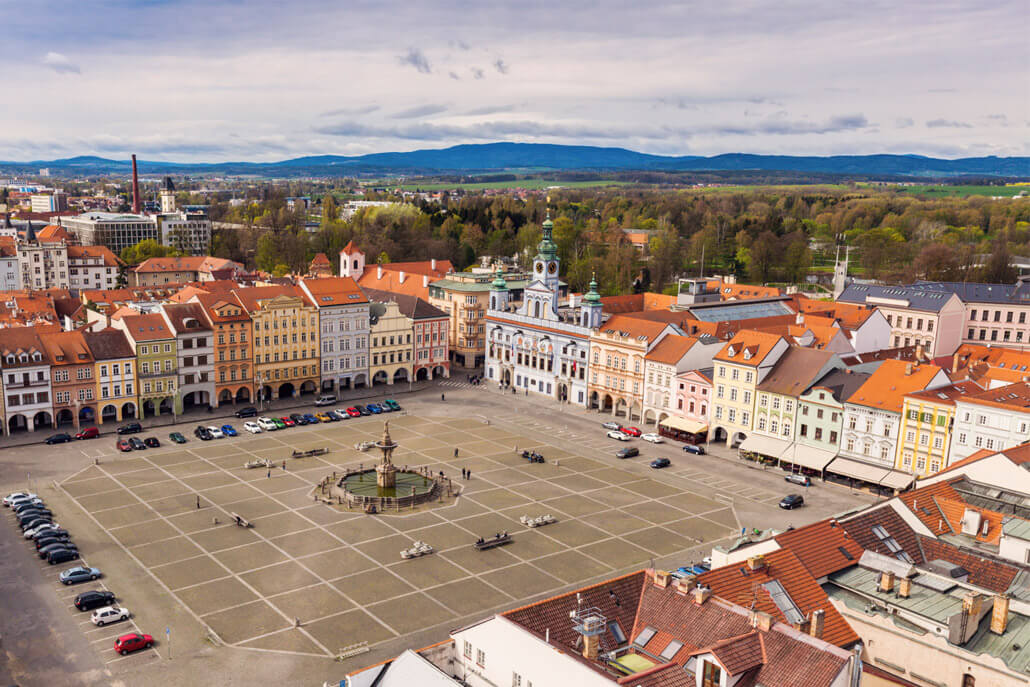 View from Black Tower Ceske Budejovice