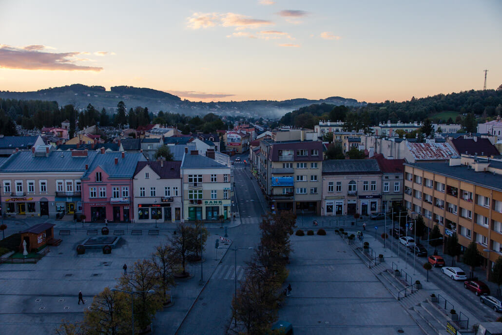 Gorlice Market Square from City Hall