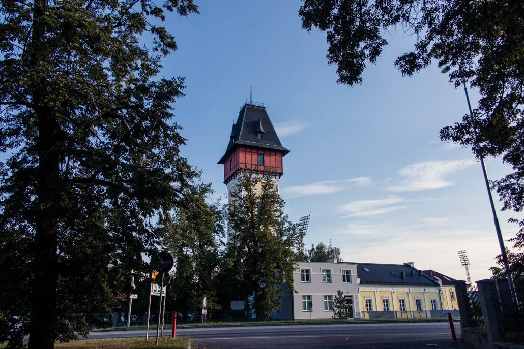 Water tower in Ceske Budejovice