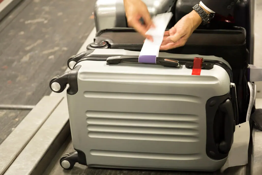 Airline luggage tag