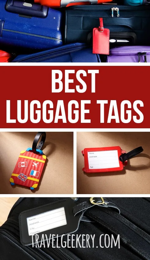 Here’s an overview of the best luggage tags for international travel, but actually for any travel. Form personalized luggage tags to funny and cute ones, we focus also on the material (leather and such) and design - Kate Spade luggage tags included. Have your suitcase stand out at the airport! #luggagetags #luggagetag