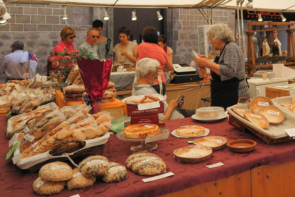 At a market in Barcelona