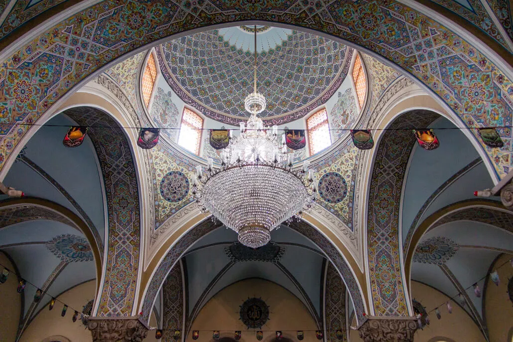 Inside Juma Mosque Baku Azerbaijan