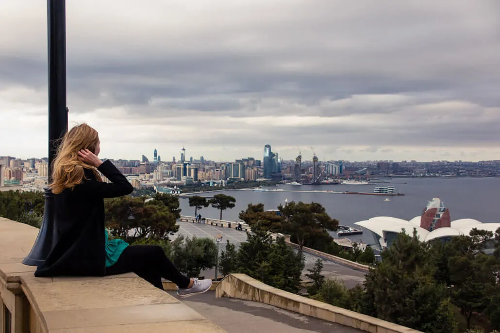 Views of Baku from Upland Park