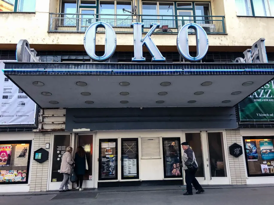 Bio Oko Movie Theater in Letná Prague