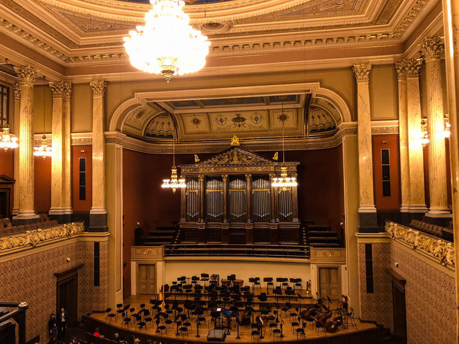 Dvorak Hall in Rudolfinum Prague