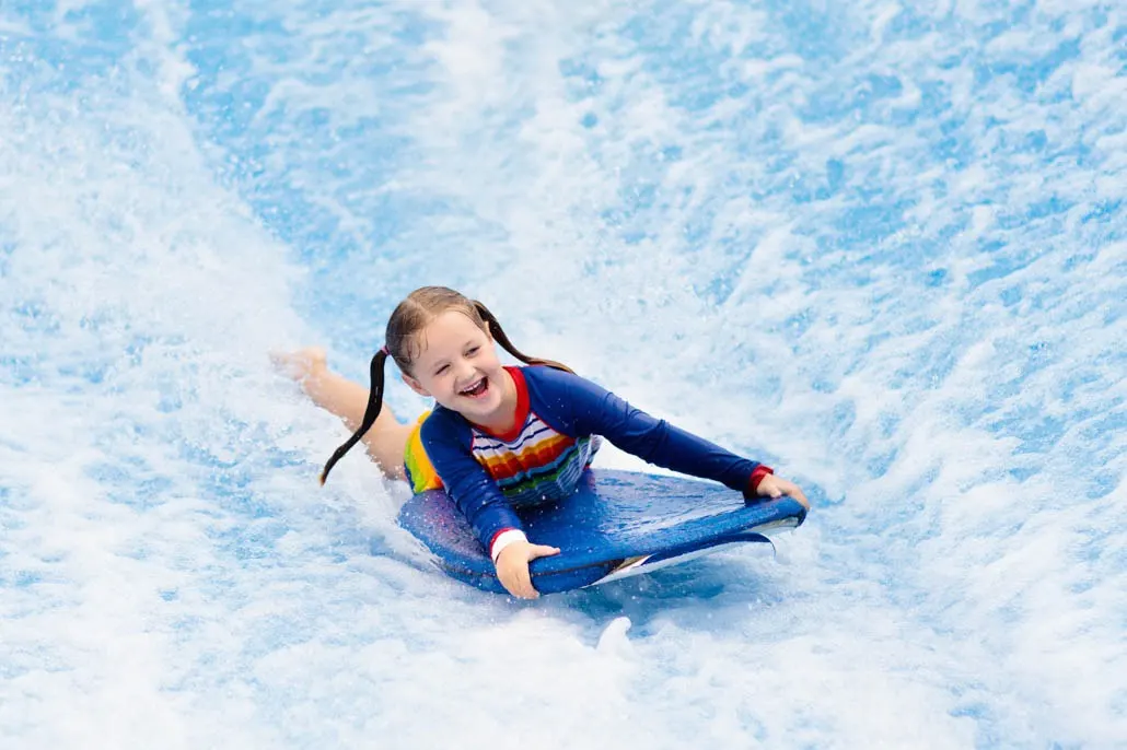 Indoor surfing in Prague