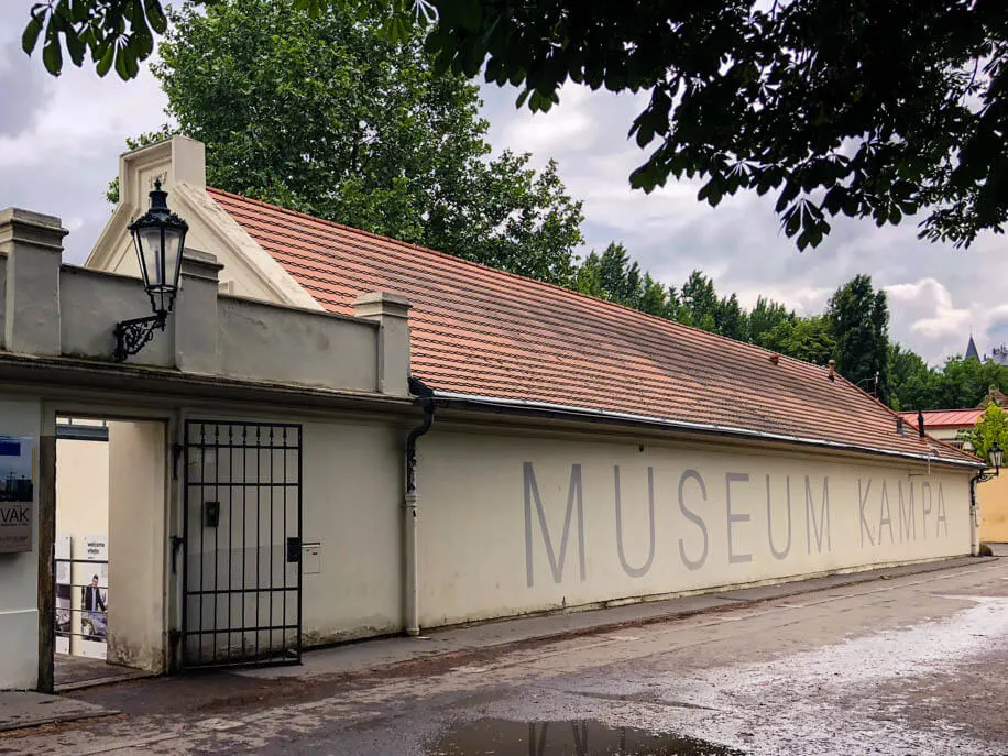 Kampa Museum Prague as one of indoor things to do in Prague