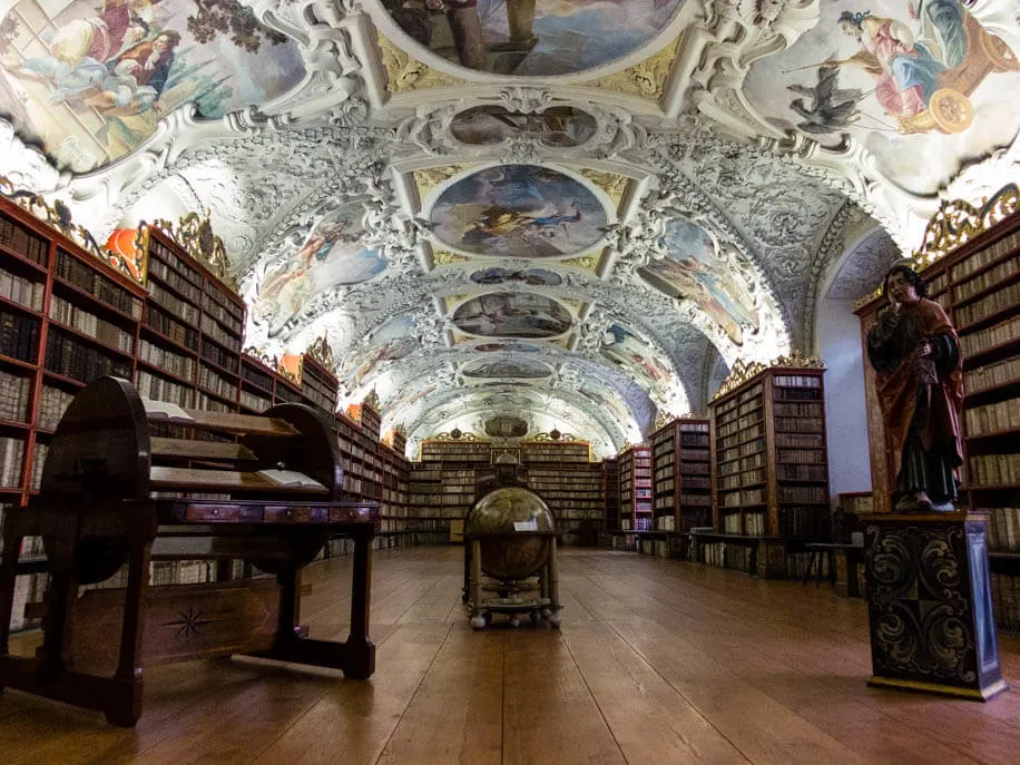 The magnificent Theological Hall of Prague Strahov Library