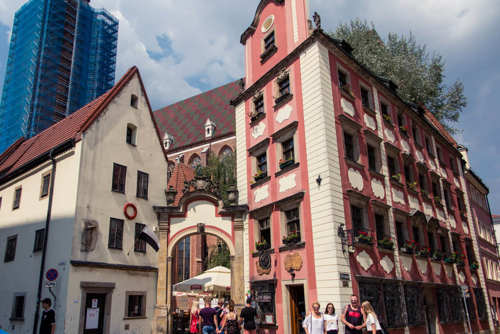 Hansel & Gretel Houses in Wroclaw Poland