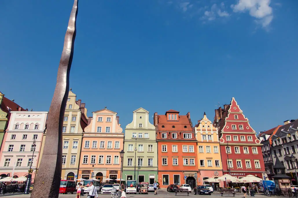 Wroclaw Salt Square houses