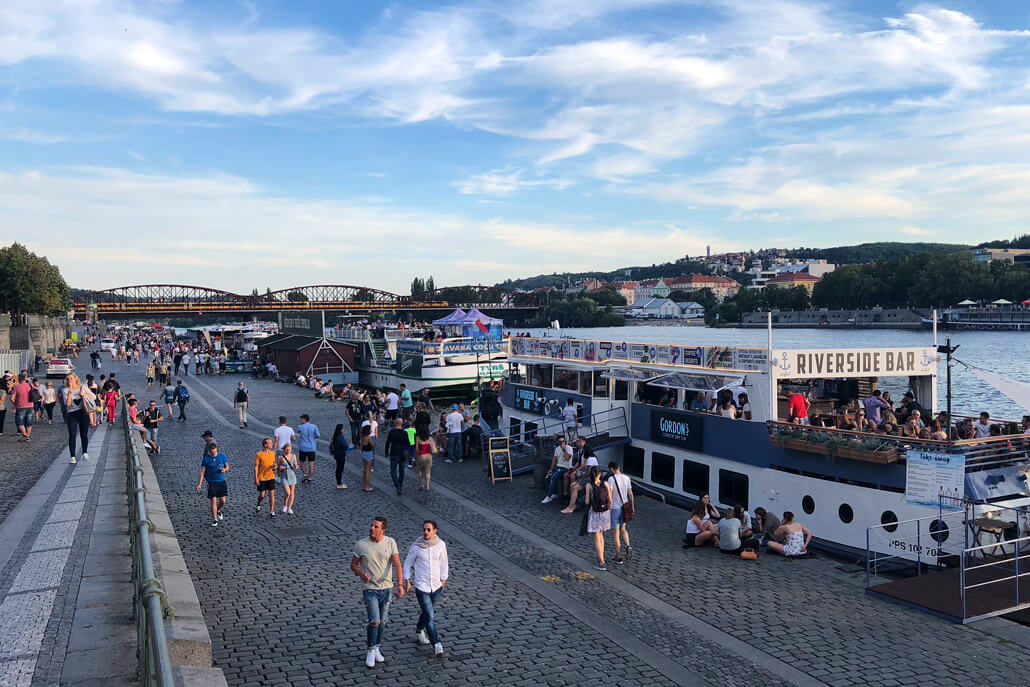 Prague's Riverside Náplavka