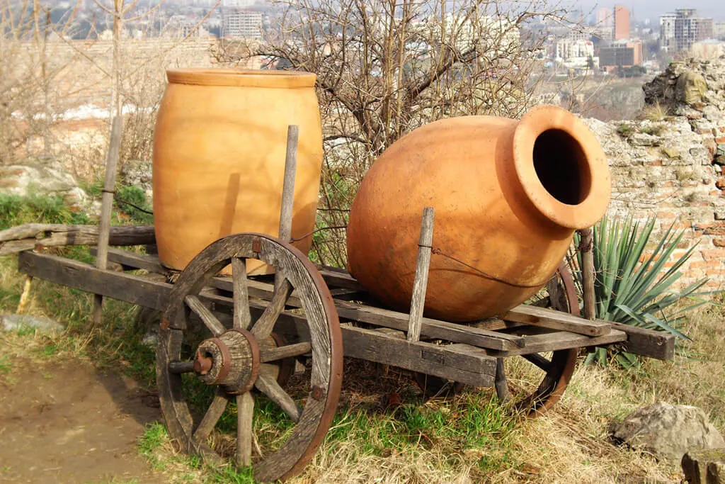 Qvevri, a clay pot used for wine fermentation in Georgia
