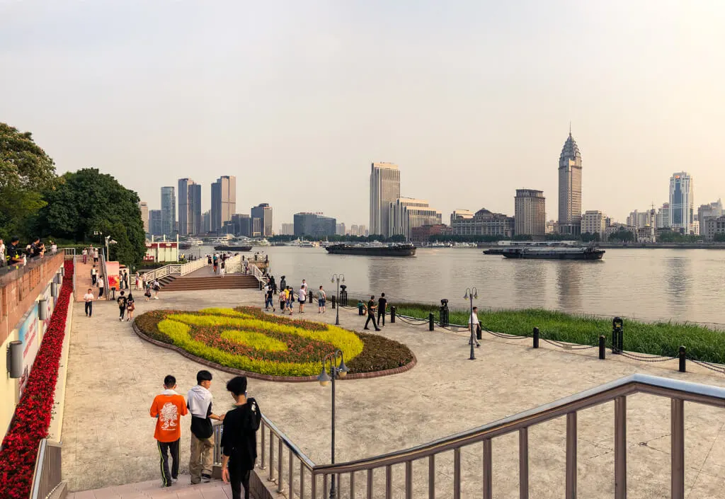 Shangai Huangpu River waterfront