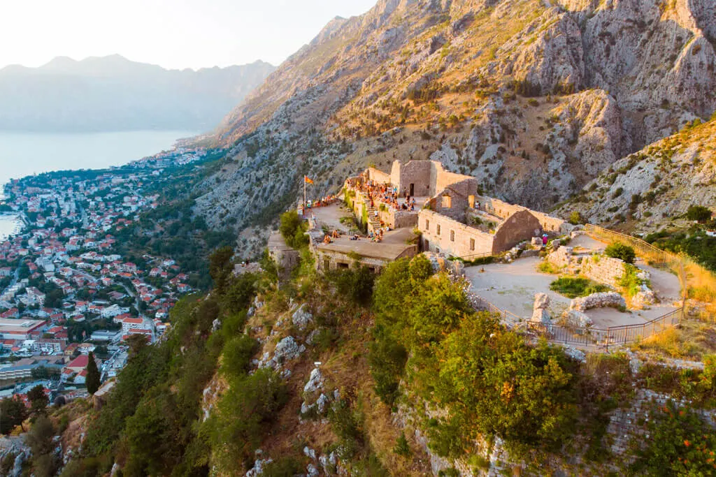 Kotor Fortress from above