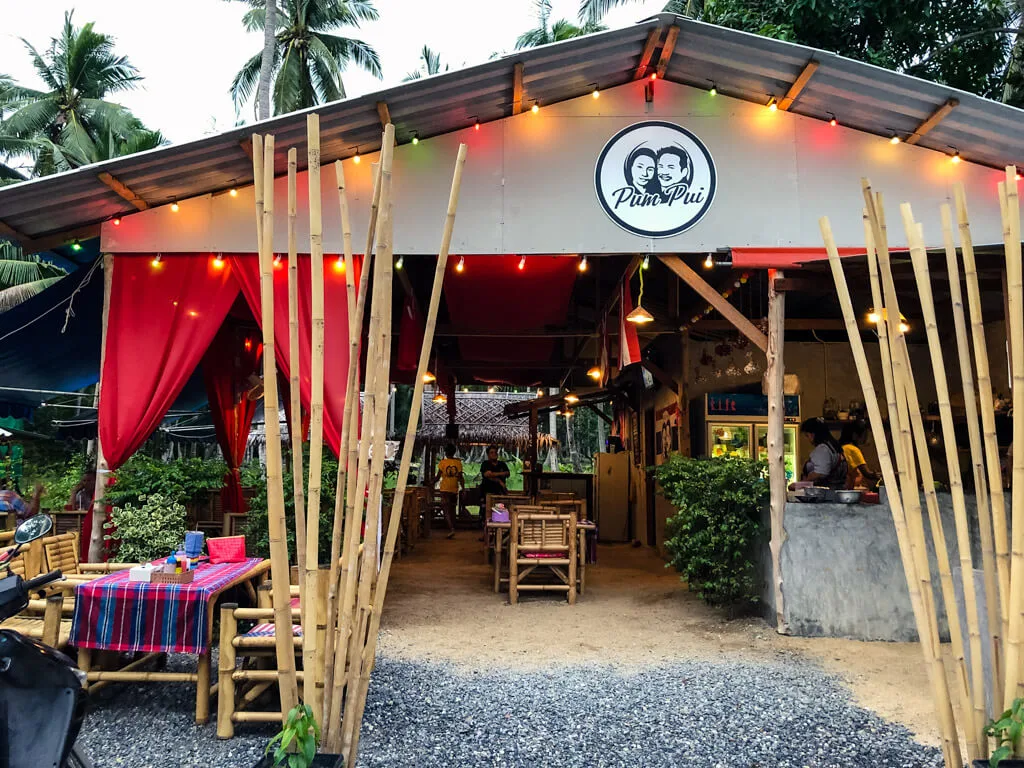 Local restaurant in Koh Phangan