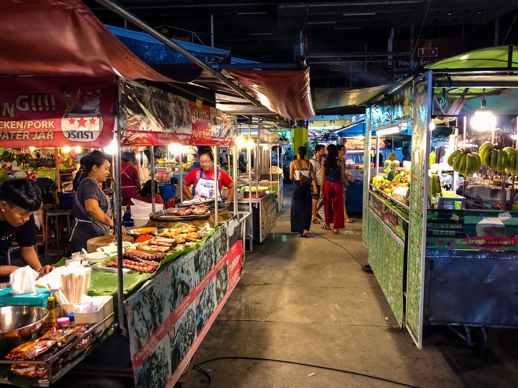 Market in Koh Phangan Thailand