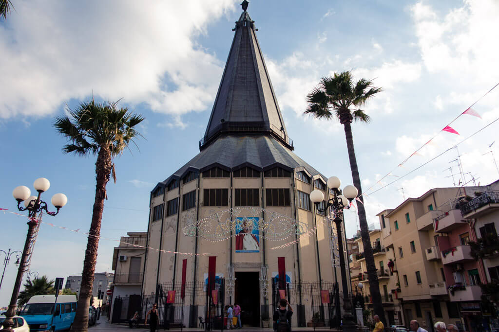 A unique church in Giardini Naxos, Sicily