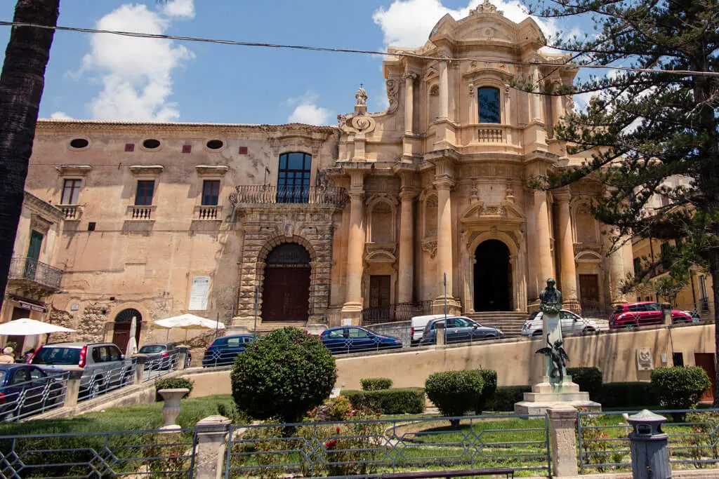 A church in Noto Sicily
