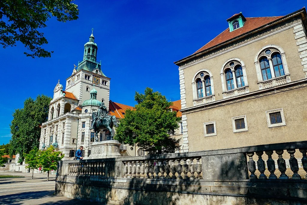 Exterior of Bavarian Nation Museum in Munich