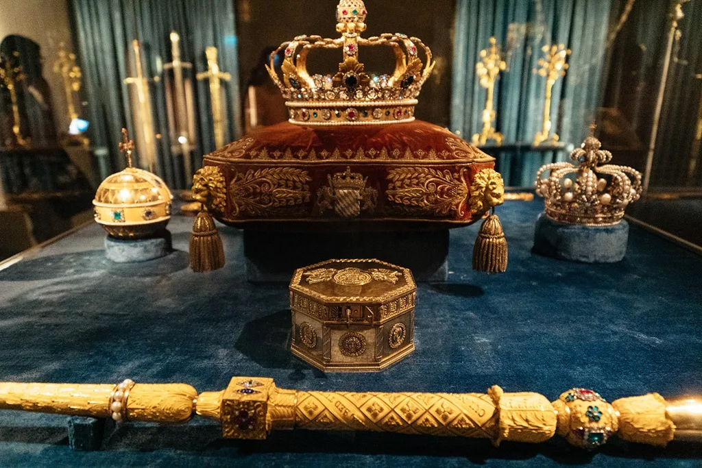 The Bavarian Crown Jewels at Treasury Museum in Munich