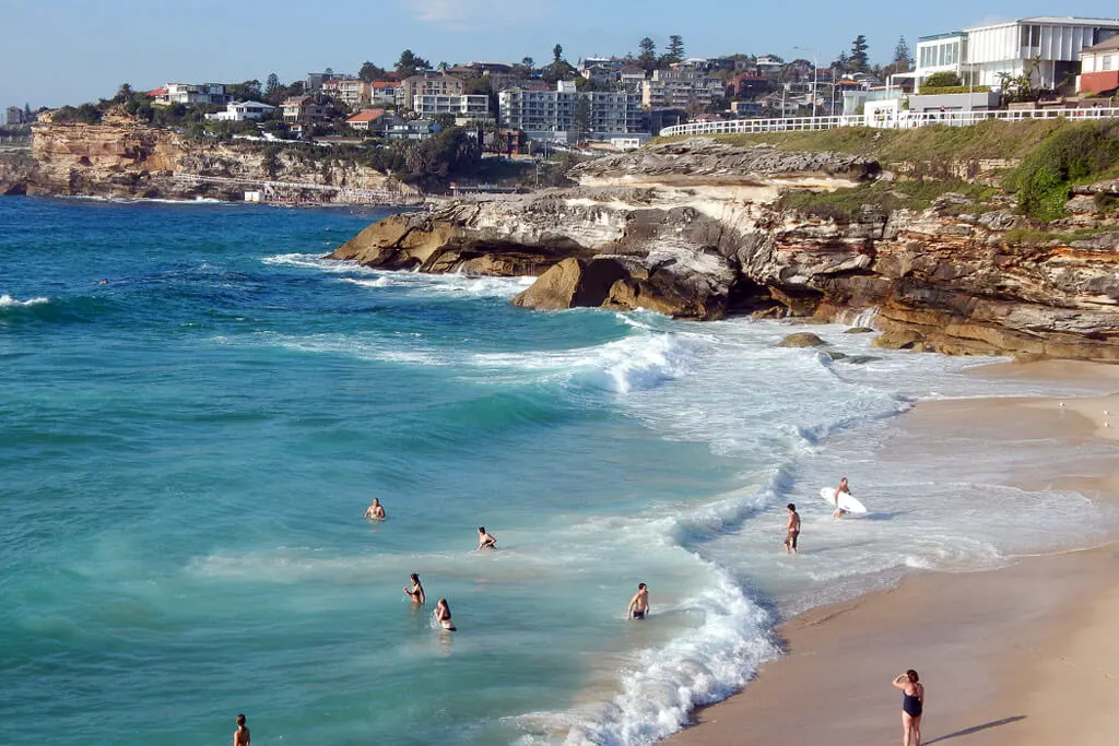 Seaside views on the Bondi to Coogee walk, Australia