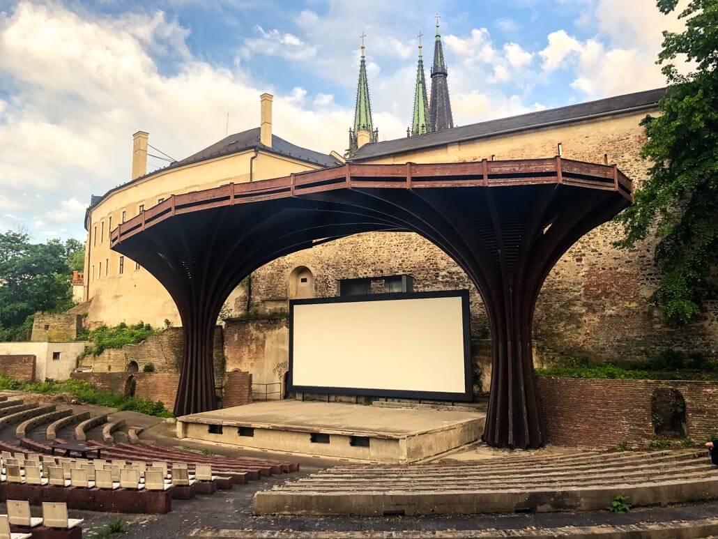 Summer movie theatre in Olomouc