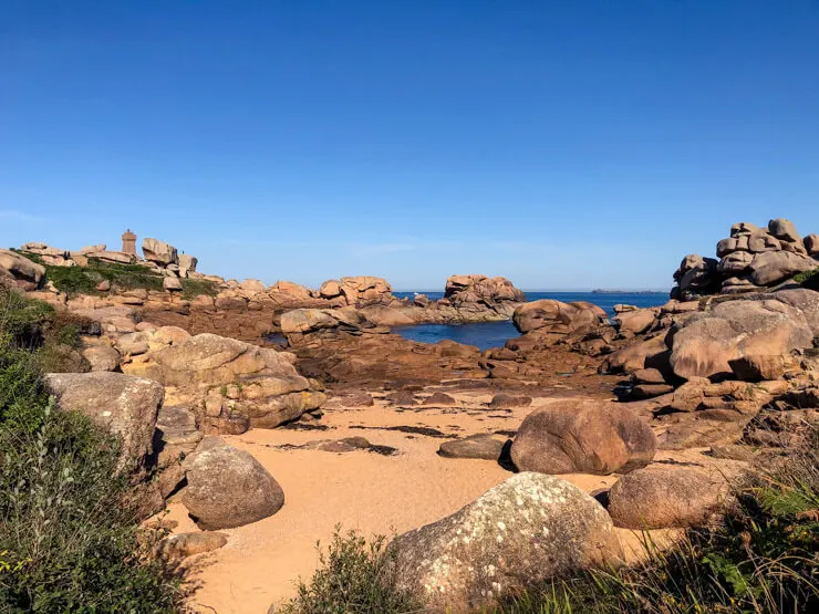 Pink Granite Coast in Brittany France