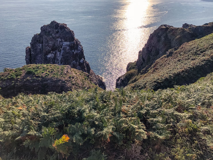 Coastal views of Emerald Coast Brittany