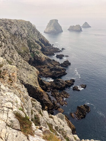 Cone-shaped islands called Piles of Peas