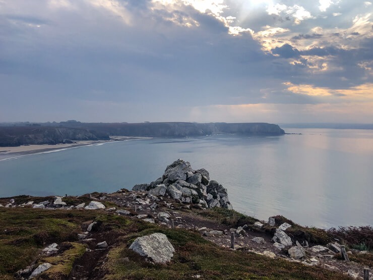 Plage du Véryach as seen from Pointe de Pen Hir