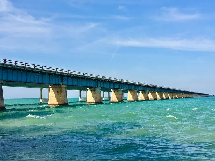 Seven Mile Bridge in Marathon Florida