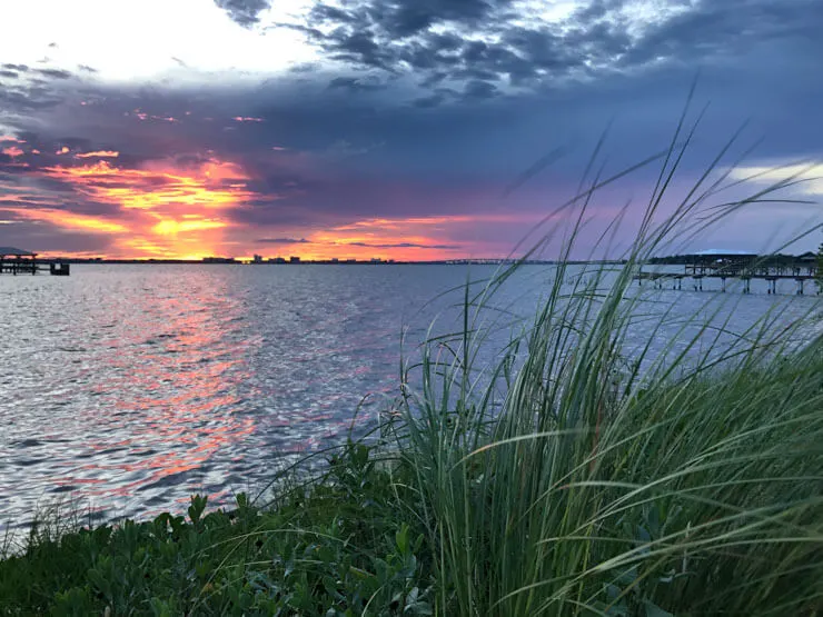 Sunrise on the coast of Melbourne FL