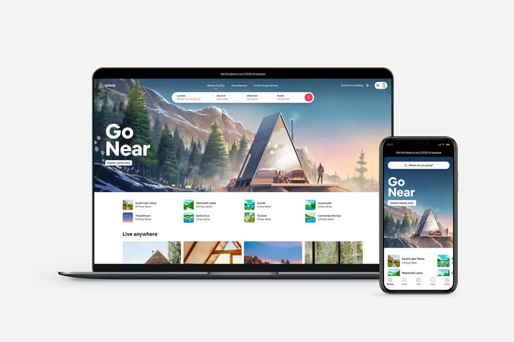 Airbnb Homepage