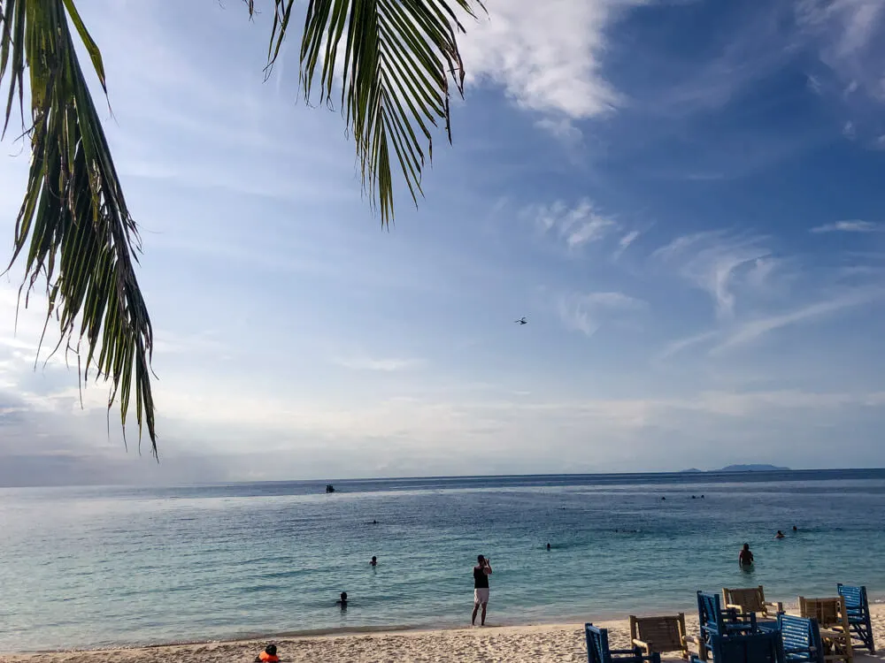 Beach scene