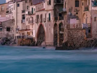 View of Cefalu Sicily