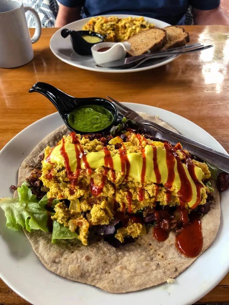 Vegan food at Orion Healing Center Koh Phangan