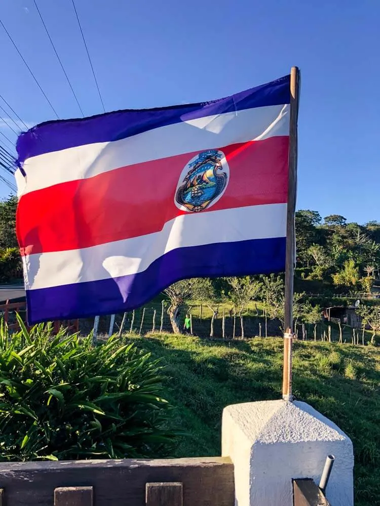 Costa Rica Flag